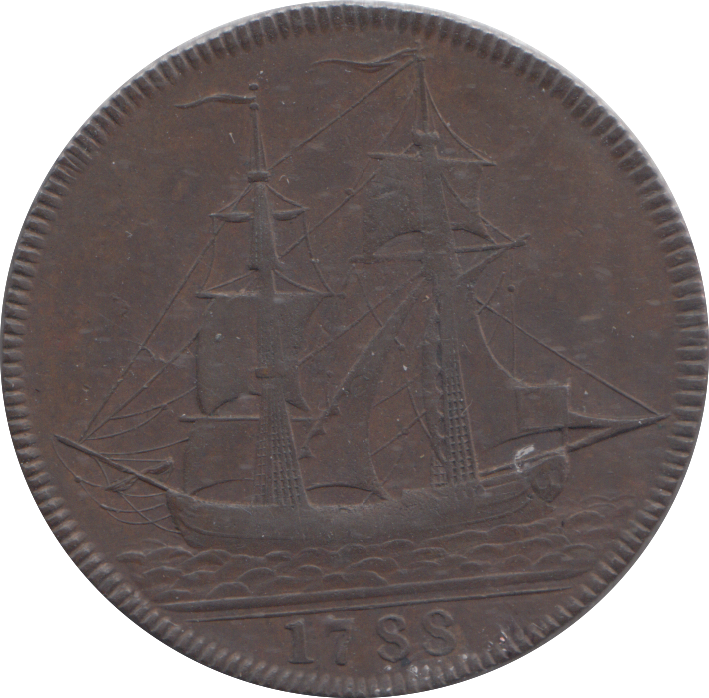 1788 JOHN WILKINSON HALFPENNY TOKEN