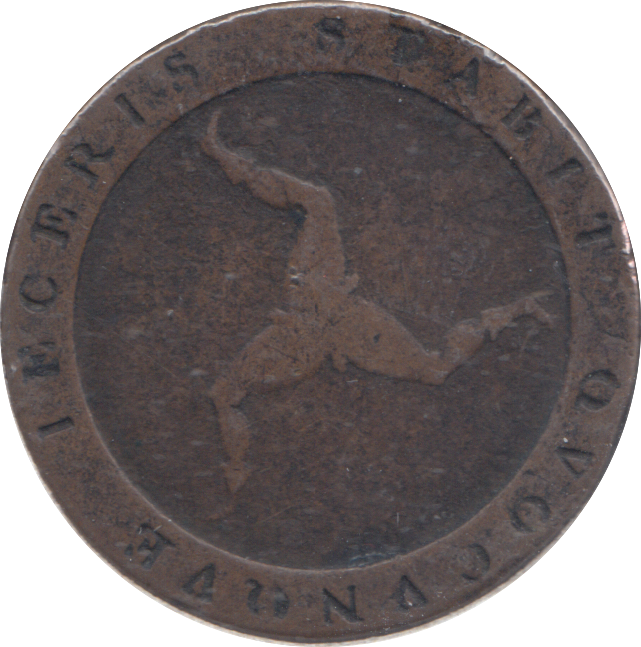 1813 HALF PENNY ISLE OF MAN