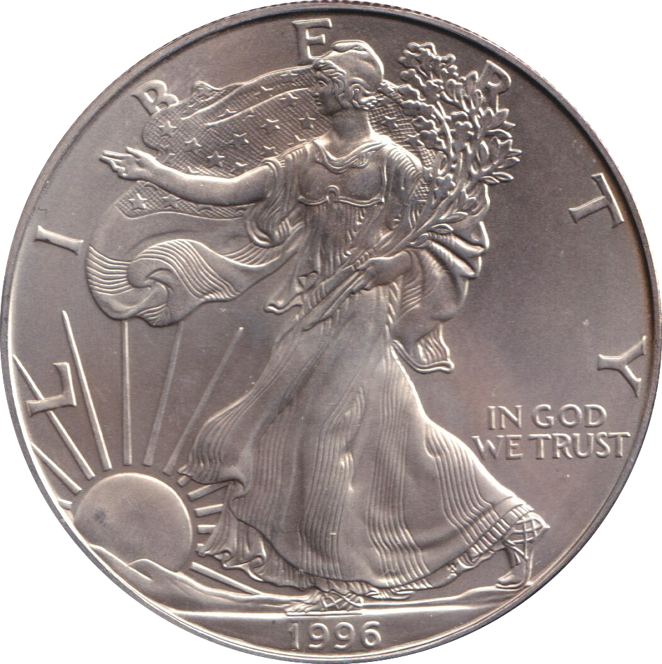 1996 SILVER DOLLAR USA REF-1