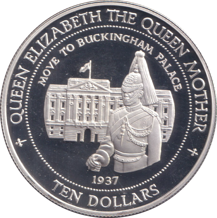 1995 SILVER PROOF TEN DOLLAR FIJI