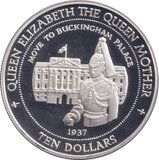 1995 SILVER PROOF TEN DOLLAR FIJI