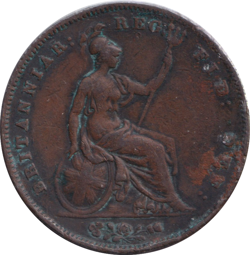 1858 PENNY ( FINE )