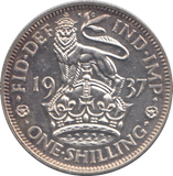 1937 SHILLING ( PROOF )