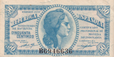 1937 50 PESTAS BANKNOTE SPAIN REF-1635