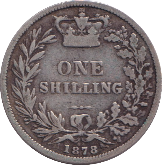 1878 SHILLING ( GF )
