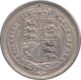 1887 SIXPENCE (  GF )