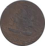 1791 HULL HALFPENNY TOKEN