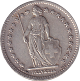 1944 2 FRANC SWITZERLAND