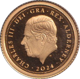 2024 GOLD PROOF FIVE POUND ALDERNEY