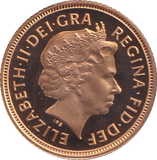 2005 GOLD HALF SOVEREIGN ( PROOF )