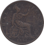 1894 HALFPENNY ( GF )