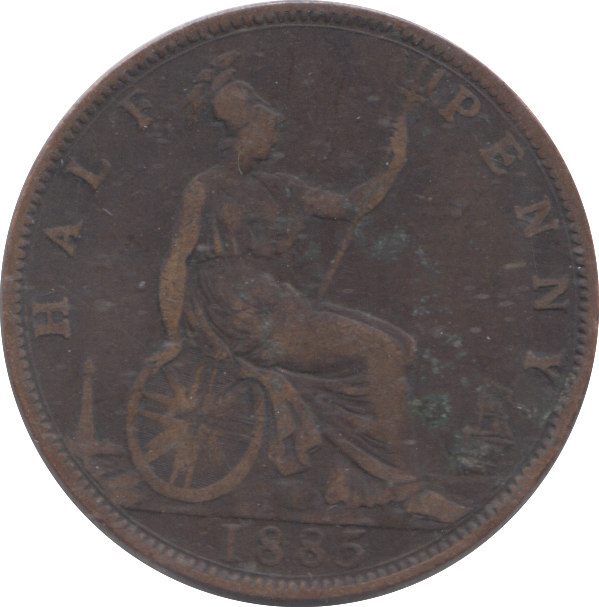 1885 HALFPENNY ( FINE )