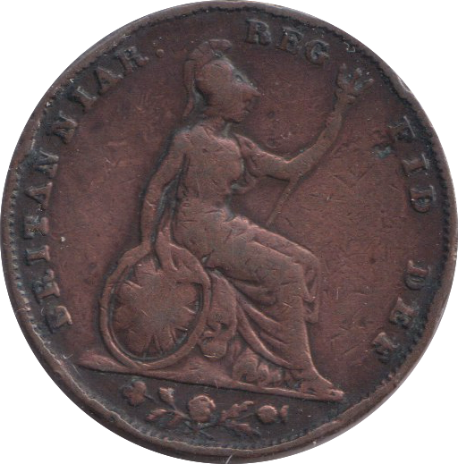 1853 FARTHING ( FINE )