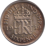 1939 SIXPENCE ( PROOF )