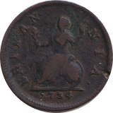 1734 FARTHING ( FINE )