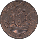 1952 HALF PENNY ( UNC )