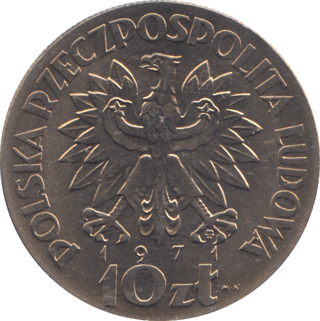 1971 10 ZLOTYCH POLAND