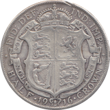 1916 HALFCROWN ( GF )