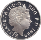 1999 SILVER PROOF FIVE POUNDS