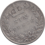1899 SIXPENCE ( FINE )