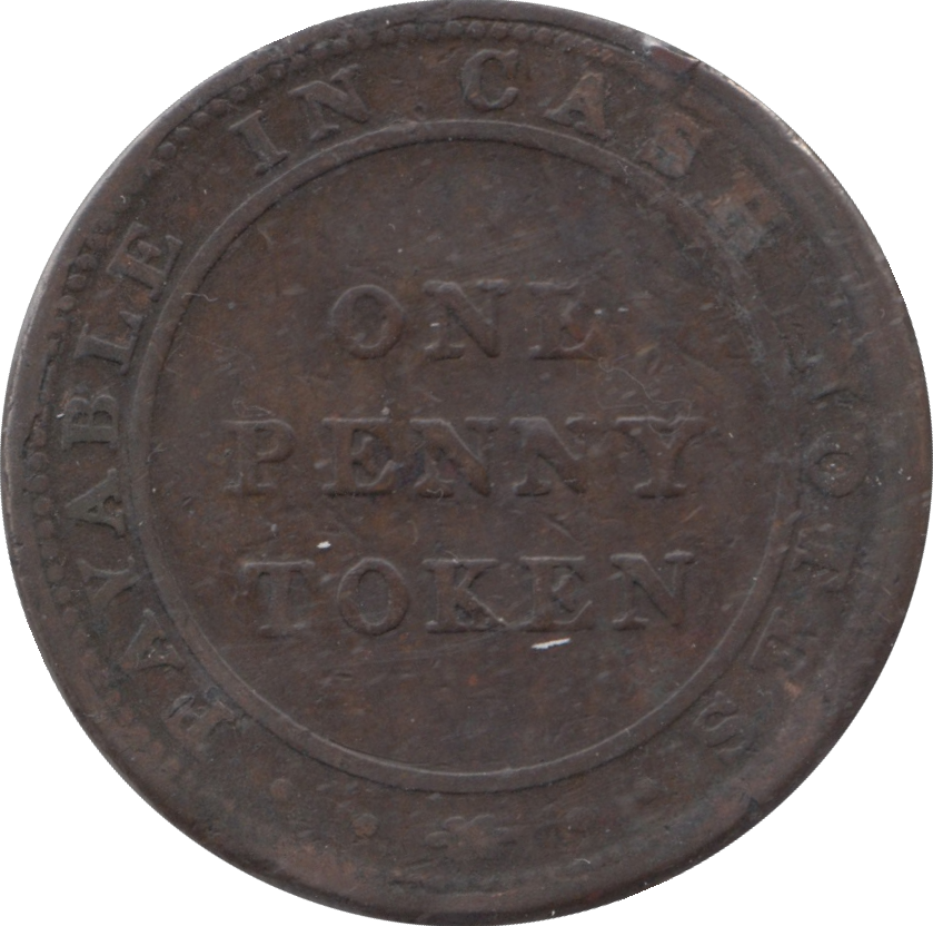 1812 PENNY TOKEN BIRMINGHAM