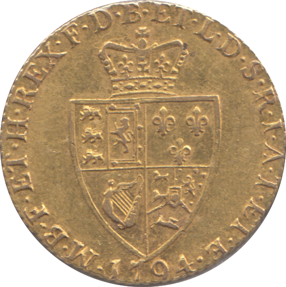 1794 GOLD ONE GUINEA ( VF )