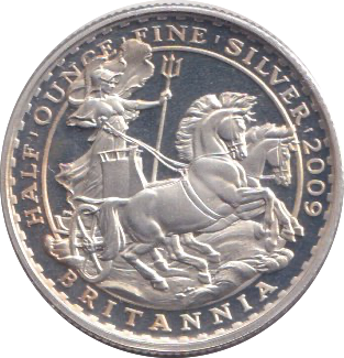 2009 1/2OZ BRITANNIA ONE POUND COIN