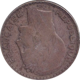 1933 SILVER FRANCE 20 FRANCS