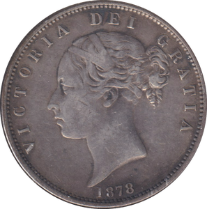 1878 HALFCROWN ( VF )