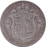 1906 HALFCROWN ( FINE )