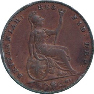 1857 FARTHING ( GVF )