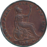 1857 FARTHING ( GVF )