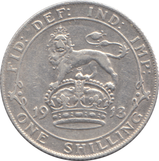 1913 SHILLING ( GVF )