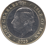 2023 TWO POUNDS ISLE OF MAN OF THE MANX GRAND PRIX BU