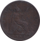 1861 HALFPENNY ( NF )