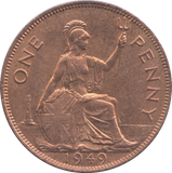 1949 ONE PENNY ( UNC )