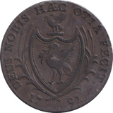 1791 HALF PENNY TOKEN LIVERPOOL