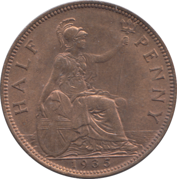 1935 HALF PENNY ( BU )