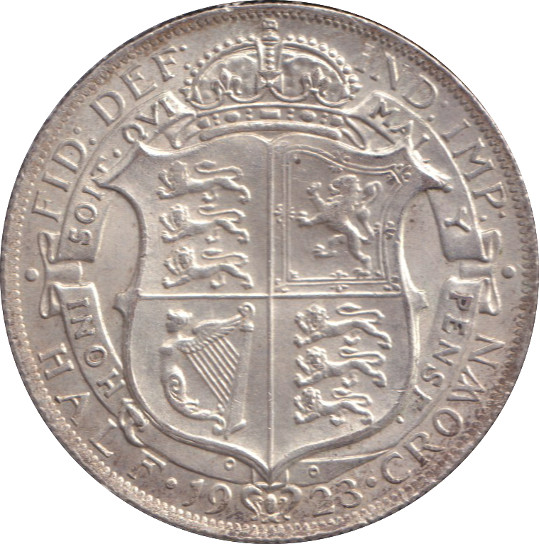 1923 HALFCROWN ( EF )