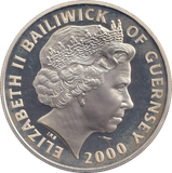 2000 SILVER PROOF FIVE POUND CENTURY OF MONARCHY