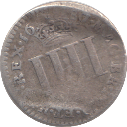 1686 MAUNDY FOURPENCE ( NF )