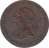 1794 BATH HALFPENNY TOKEN