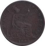 1888 HALFPENNY ( FINE )