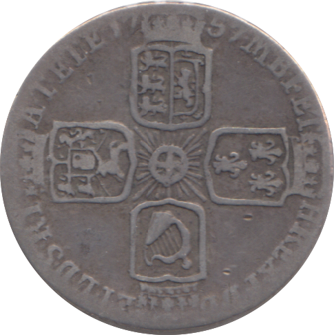 1757 SIXPENCE ( FINE )