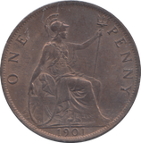1901 PENNY ( AUNC )