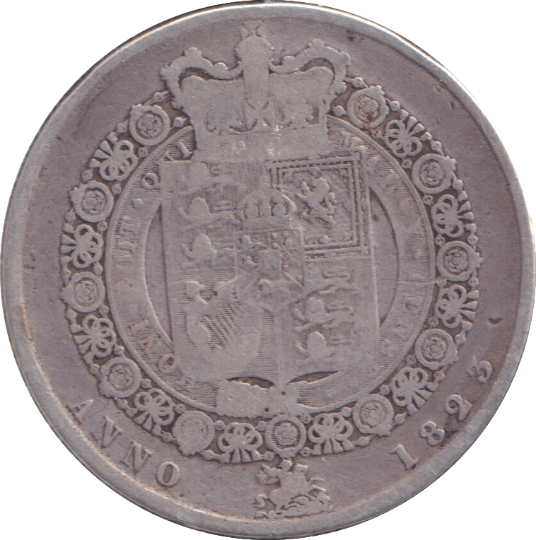 1823 HALFCROWN ( FINE )
