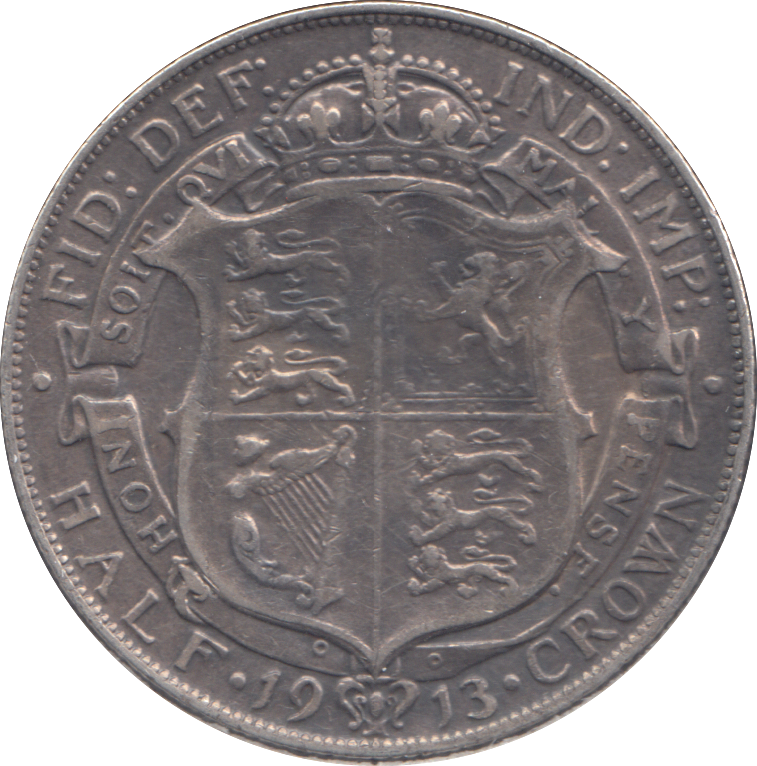 1913 HALFCROWN ( GF )