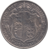 1913 HALFCROWN ( GF )