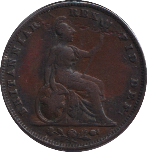 1826 FARTHING ( VF )
