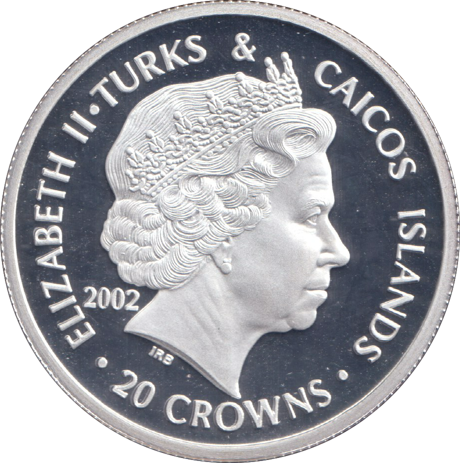 2002 SILVER PROOF 20 CROWN KING HENRY VI